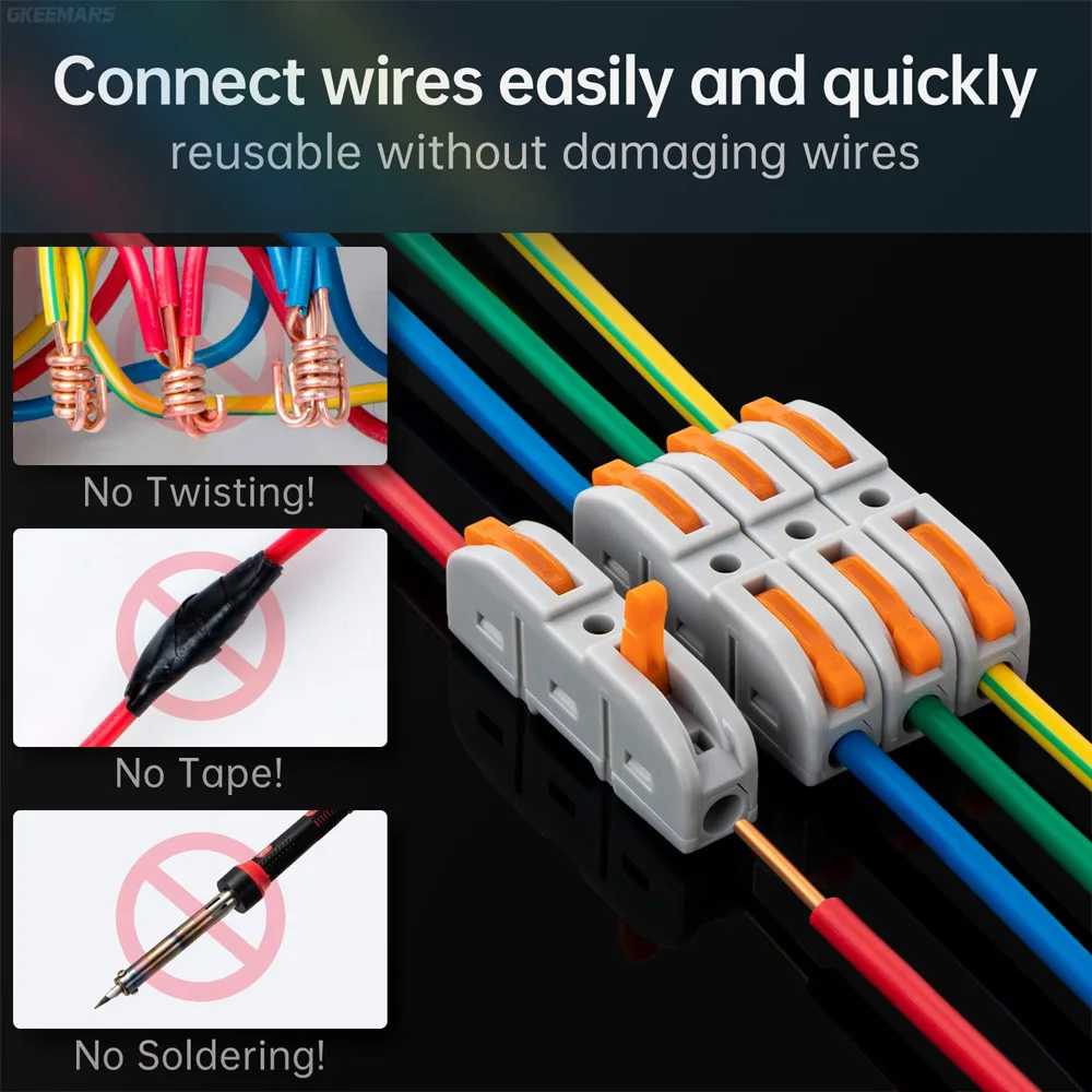 Wire Connectors Conectores de emenda para Circuito Inline 24-12 AWG