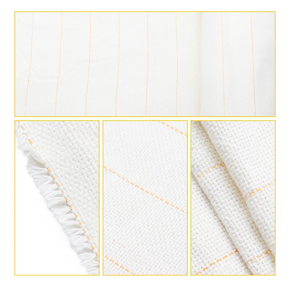 1x5M 1 차 터프팅 천 러그, 패브릭 백킹, 그레이 컬러 마킹 라인, 터프트 펀치 바늘 태피스트리 직조 원단
