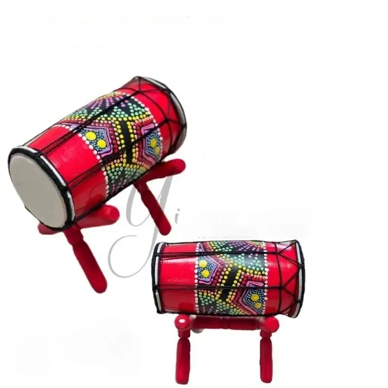 

4/6 дюймовый Африканский барабан Dundun, барабан с подставкой, профессиональный перкуссионный инструмент, табурин