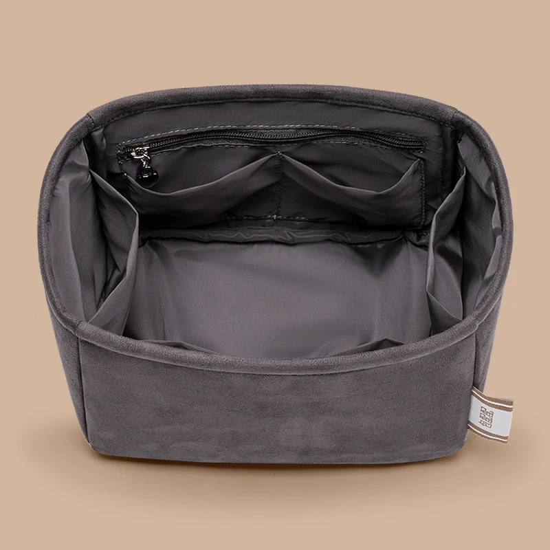 Plush Purse Organizer Insert Suitable For Herm Picotin Lock Bucket Liner Inner Bag