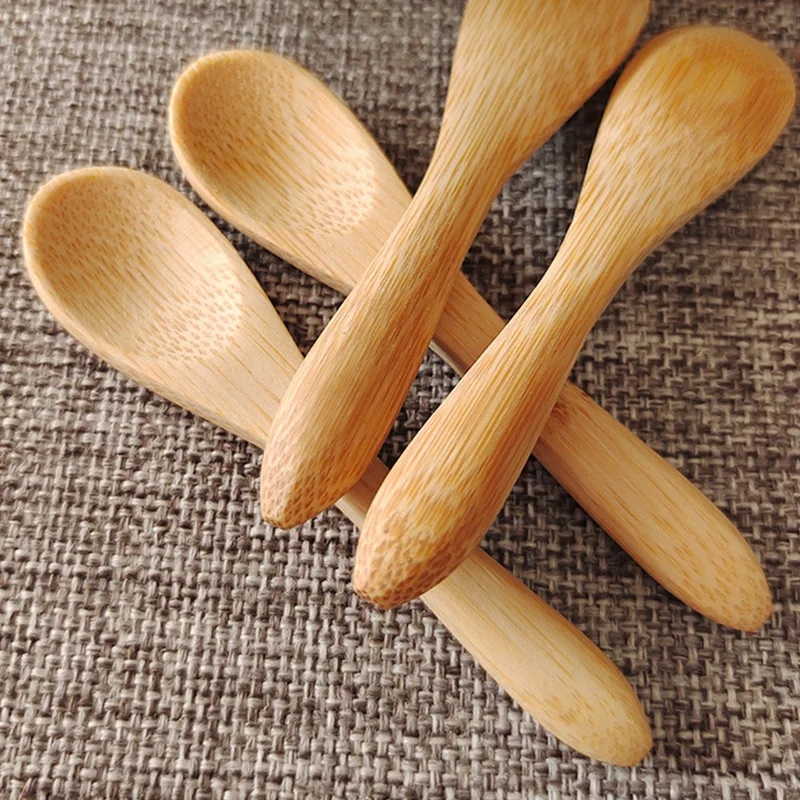 Spoon, Bamboo Cartoon Spoons, Spice Spoons, Cute Kitchen Measuring Spoons,  Tea Spoon, Coffee Spoons, Sugar Measuring Spoons, Small Wooden Spoons,  Short-handled Wooden Spoons For Milk Powder, Home Cooking Measurement  Tools, Kitchen Gadgets 