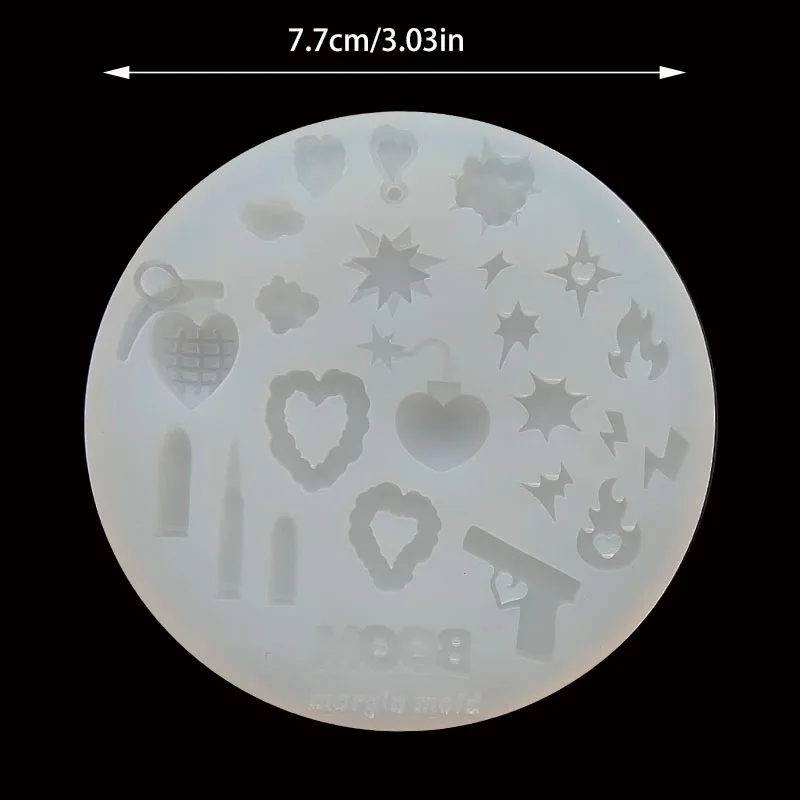 DIY 케이크 드레스 액세서리 모양의 실리콘 에폭시 수지 금형 수지 금형 쥬얼리 금형