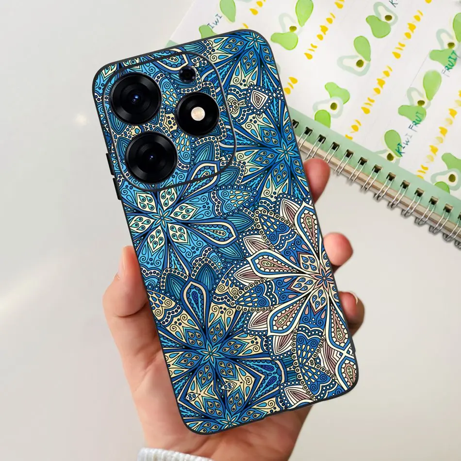 Elegant Fashion Print Soft Silicone TPU Phone Case -