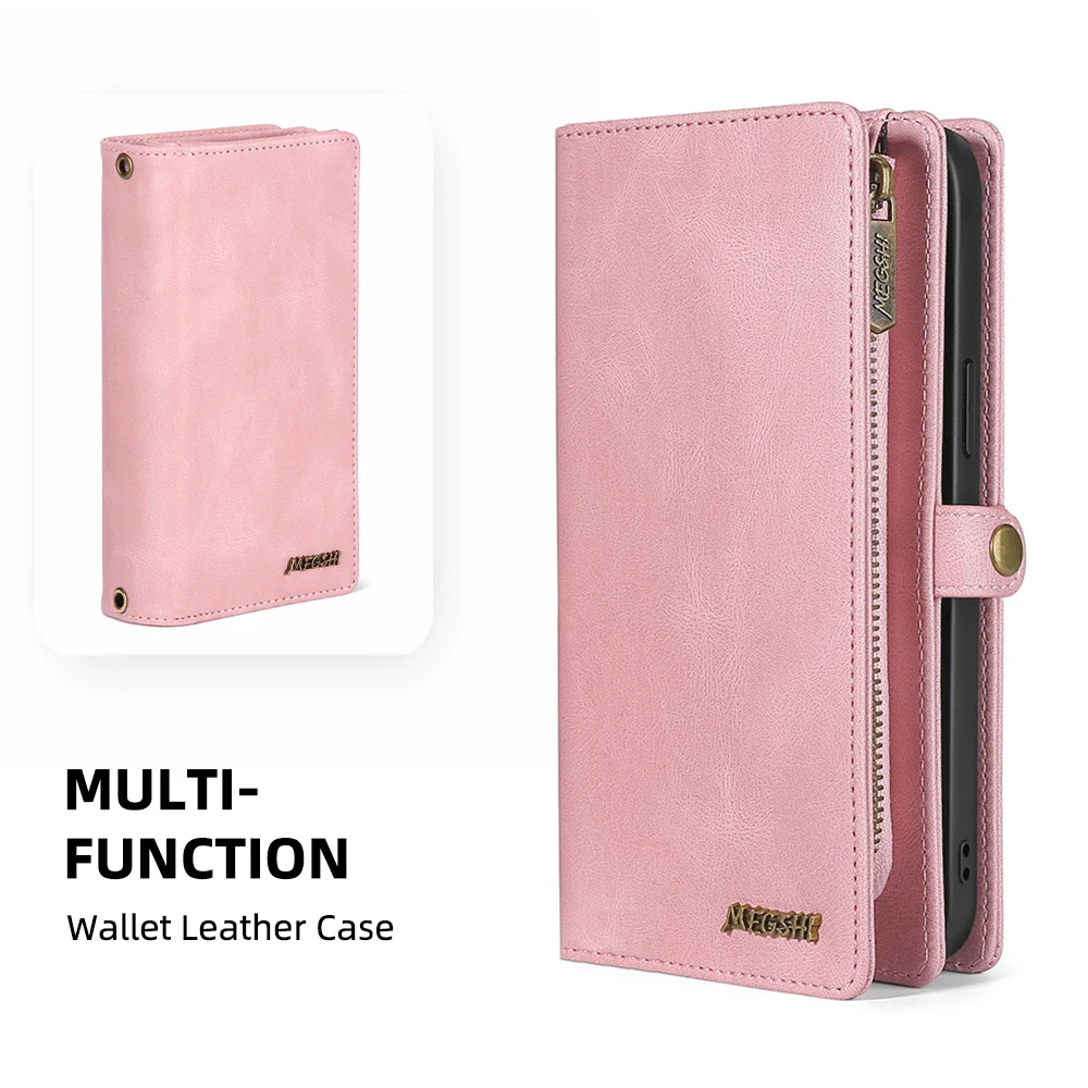 phone belt pouch Wallet Shoulder Bag Phone Case For XiaoMi 9 10 10Pro 11 5G RedMi 8 9 10 Note8 Note9 Note10 Note11 Poco M3 M4 X3 Pro NFC phone purse