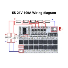 

Li-ion LiFePO4 Life LMO Lithium Battery Protection Circuit Board Charging Board Balancing Module 3s/4s/5s Bms Durable