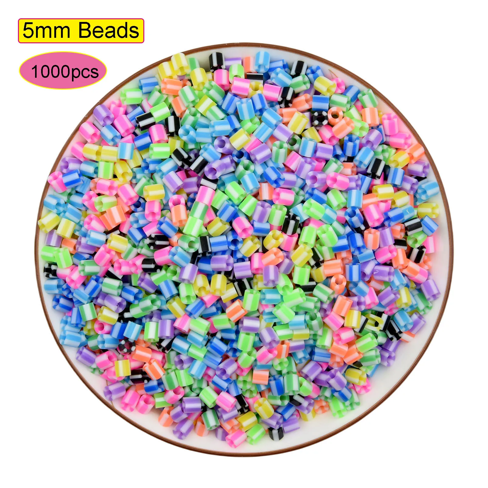 1000 Stück 5MM Hama Perlen Pixel-Puzzle Gemischte Farben Hama Perlen DIY Geschenk Handgemachtes Kinderspielzeug Geschenk Zusätzlicher OPP-Beutel – Detail 13