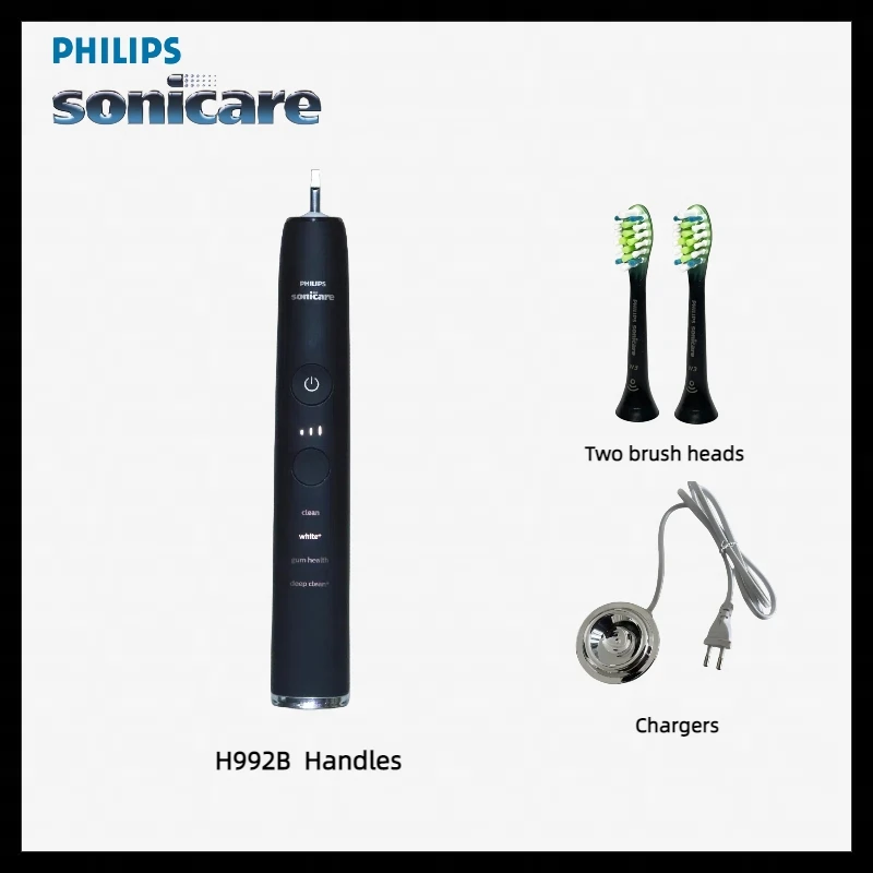 Philips Sonicare DiamondClean 9000 Rechargeable sonic Electric Toothbrush HX992B 4 modes, 3 intensities