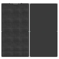 XINPUGUANG Solar Panel 120W - 1200W Flexible Solar Panel Module Monocrystalline Solar Cell PV 240W 360W 480W 600W 720W Solar Panels Charger For 12V 24V Battery Home Boat Marine RV Cabin Van Car Uneven Surfaces 2