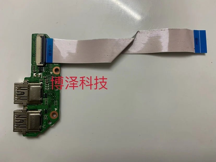 para hp 15-ef 15-dy 15s-eq 15s-fq Tpn-q222 Tpn-q230 Portátil Usb Jack Placa de Botão de Alimentação com Interruptor de Cabo Reparação Da0p5etb6b0 - Imagem 2