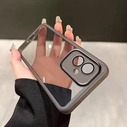 Transparent Soft Phone Case with Camera Lens Protector Cover - Motorola Moto G85 (Jtm TH)
