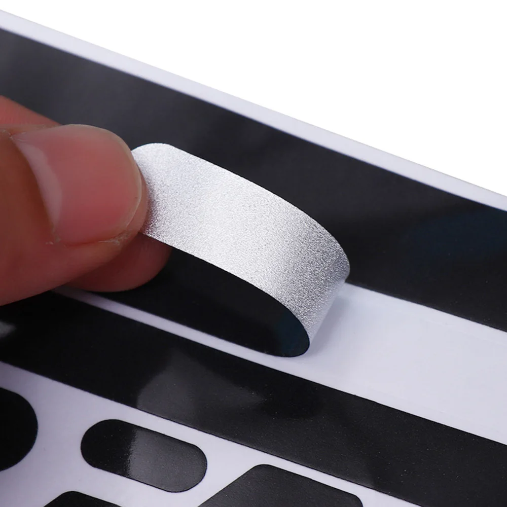 1 Set Helmet Warning Reflective Stickers Night Safety Driving Accessories Fluorescent Decorative Sticker Bicycle Moto Car Decal