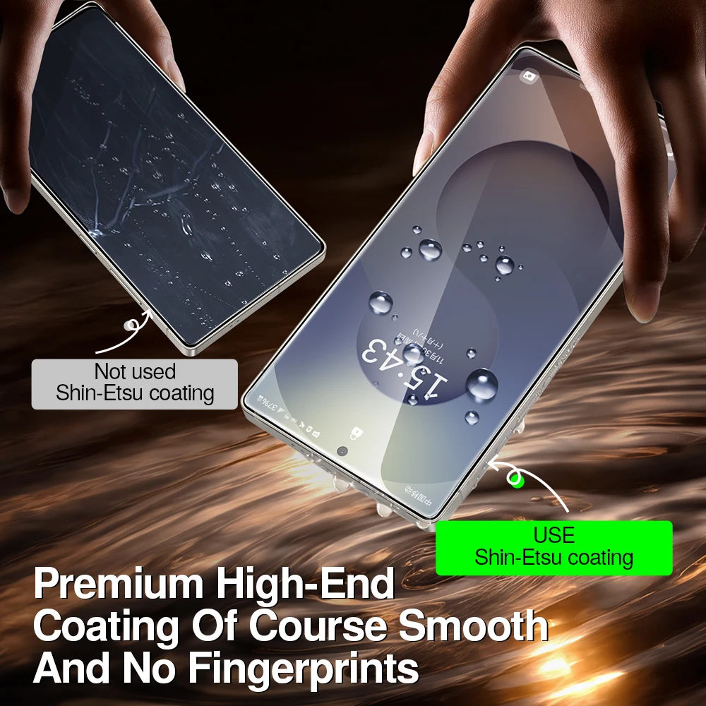 Premium Privacy Screen Protector, Tempered Glass Film with Anti-Peeping and Anti-Fingerprint Features