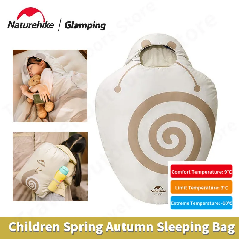 

Naturehike Ultralight Children Sleeping Bag Cotton Mummy Boy/Girl Sleeping Bag 1.1kg Windproof Warm Quilt Free Gift Backpack Kid