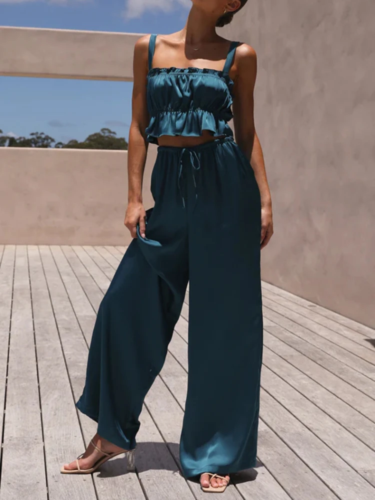 

Женский брючный костюм, элегантный комплект из двух предметов с шортами в Корейском стиле, лето 2023