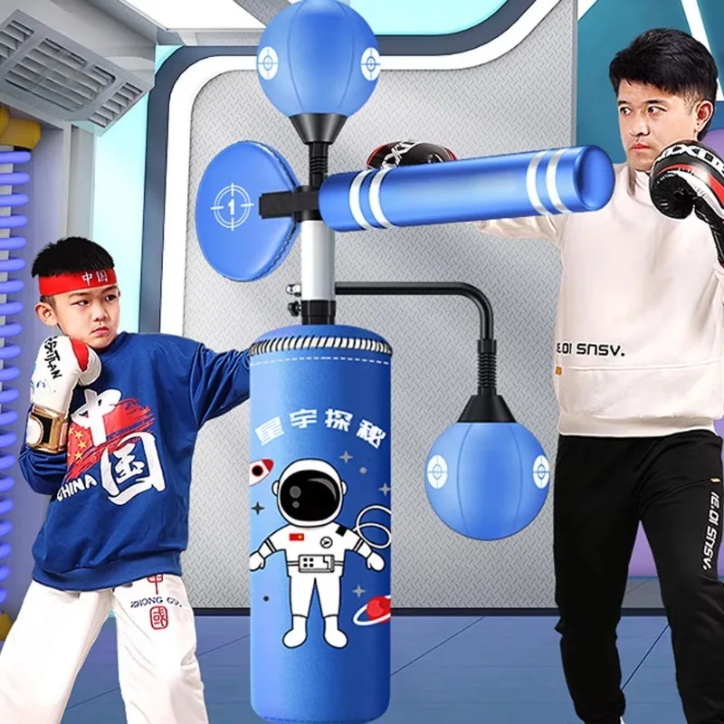 Professional Boxing Equipment Heavy Free Standing Boxing Training Punching Bag Standing with Speed Ball