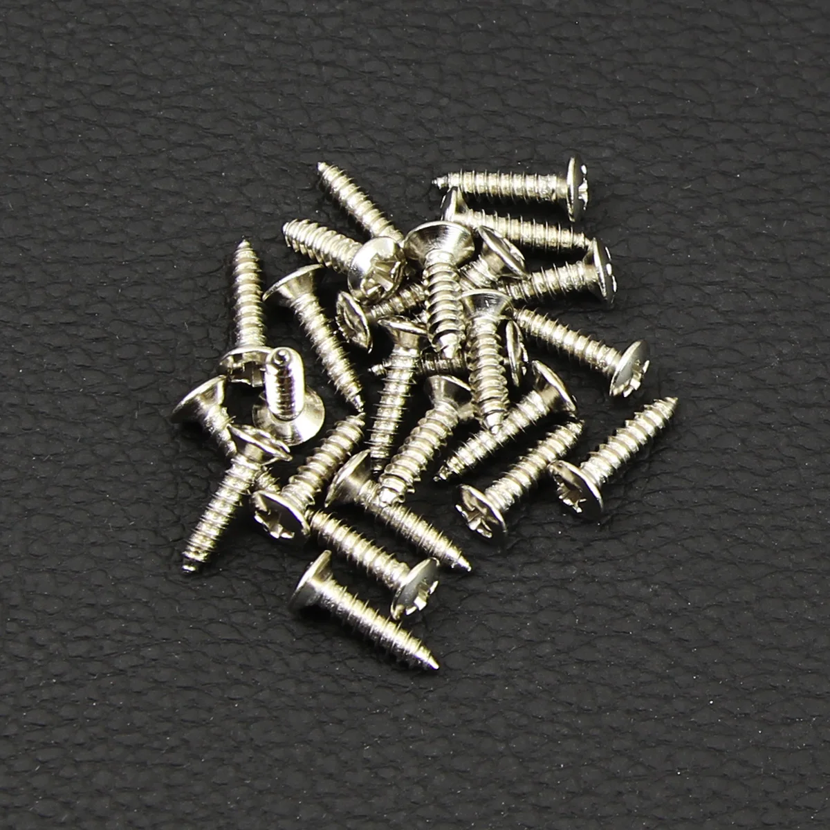 Guitar Pickguard Mounting Screws 25PCS for Electric Bass Parts Chrome/Black/Gold Choose