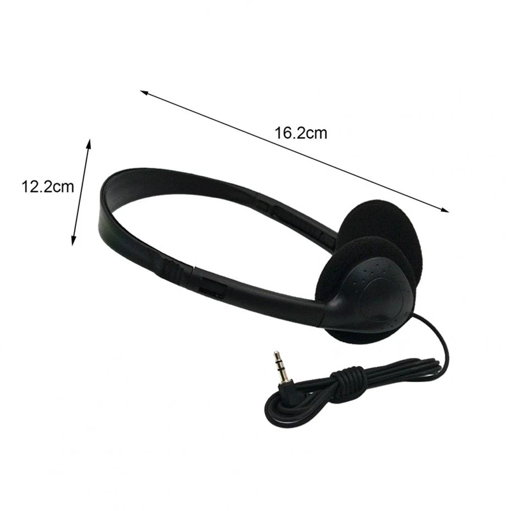 Comfortable Wearing Noise Reduction ABS Portable Headphone Wired Headset Earbud Stereo 3.5mm Clear Gaming for Gamer 4