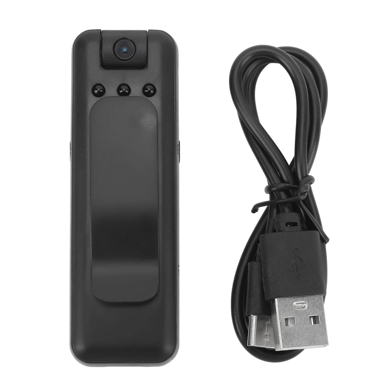 Wearable Video Recorder Wireless 1080P 180&deg; Rotatable Lens Built in Microphone 400mAh Body Night Vision Camera for Law new