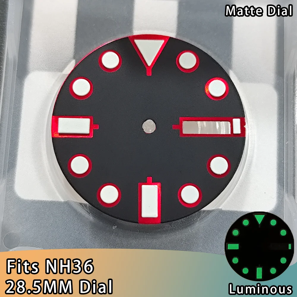 Sterile Luminous Double Calendar Watch Dial - 28.5mm Accessories