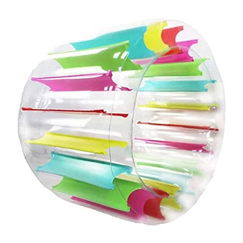 Y55B Inflatable Water Wheel Roller Float Roll Ball For Kids Swimming Pool Toy