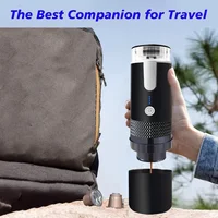 Houselin Portable Espresso Machine Compatible NS Capsules Mini Travel Manual Coffee Machine Perfect for Camping Travel Office 2