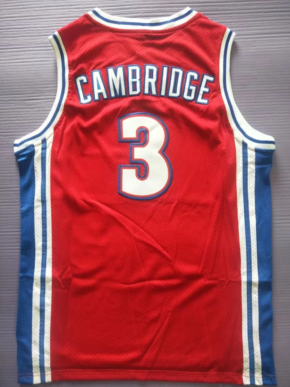 Movie Version Embroidered Quick-Drying Breathable Tde Sports Embroidered Basketball Jersey