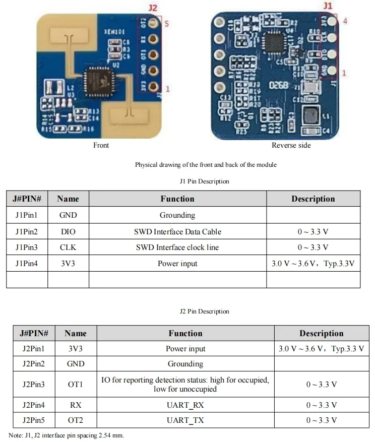 Neuer HLK-LD2410C LD2410 LD2420 LD2410S 24GHz MMWave 5M Radar-Sensor für menschliche Anwesenheit Bewegungsmodul – Detail 16