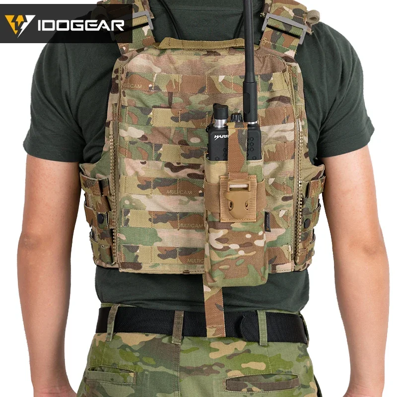 Housse Talkie-walkie IDOGEAR Pochette MOLLE Pour Radio Talkie Walkie Idogear Compatible Prc148 152 Mbitr 1005591