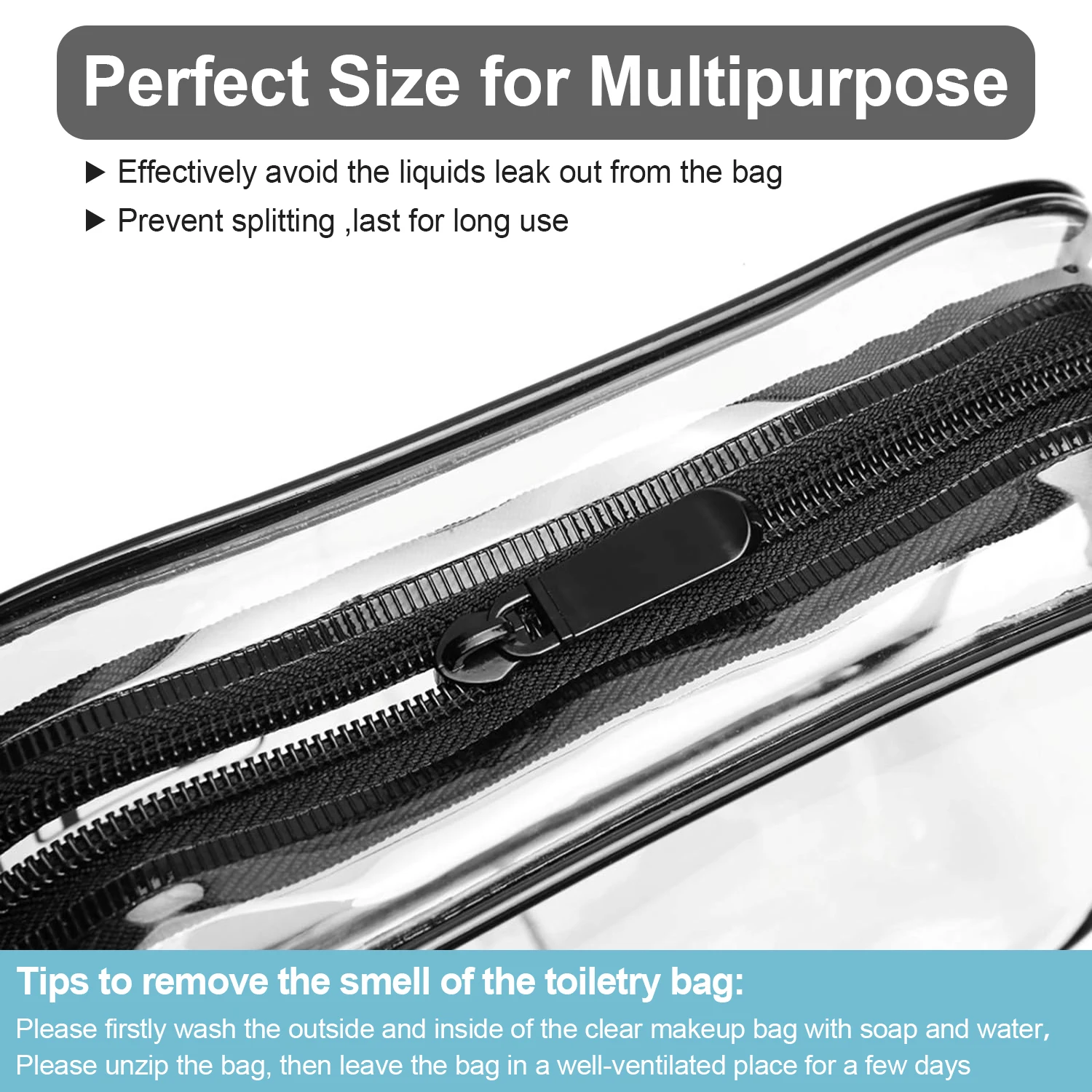 3 Pack TSA Approved Toiletry Bag 4