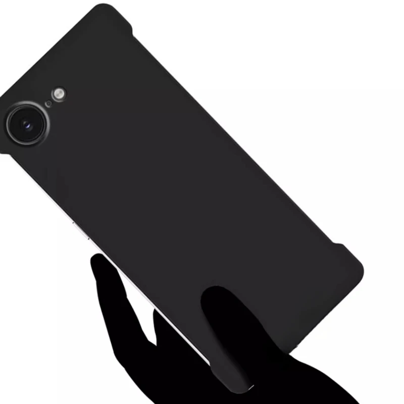 Frameless Slim Matte Shockproof Hard PC Phone Case