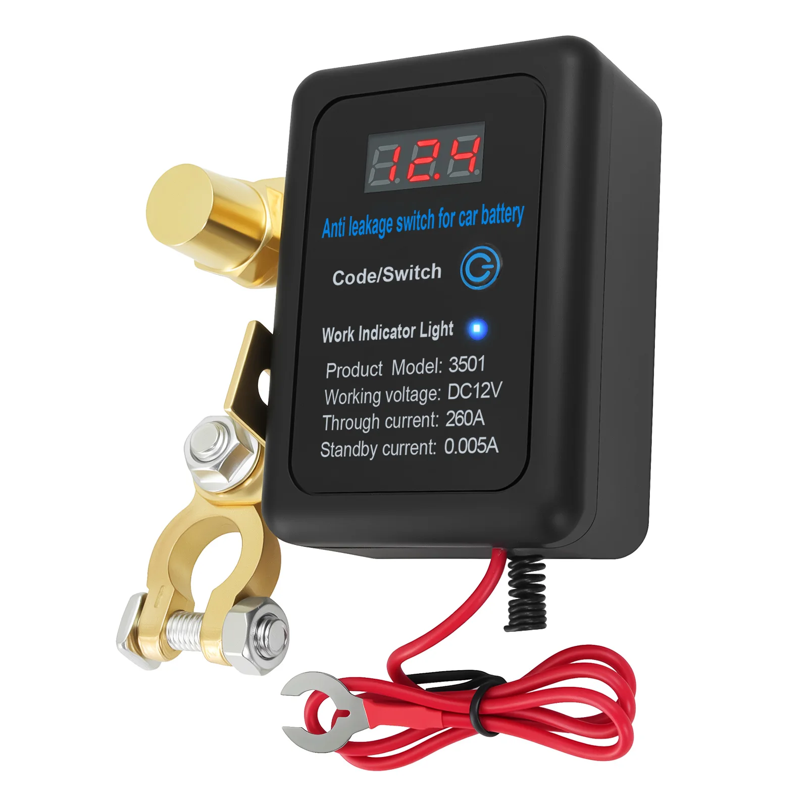 12V Autobatterie-Anti-Leckage-Aus-Schalter 260A Automatische intelligente Fernbedienung Trennschalter für die Fahrzeugsicherheit – Detail 18