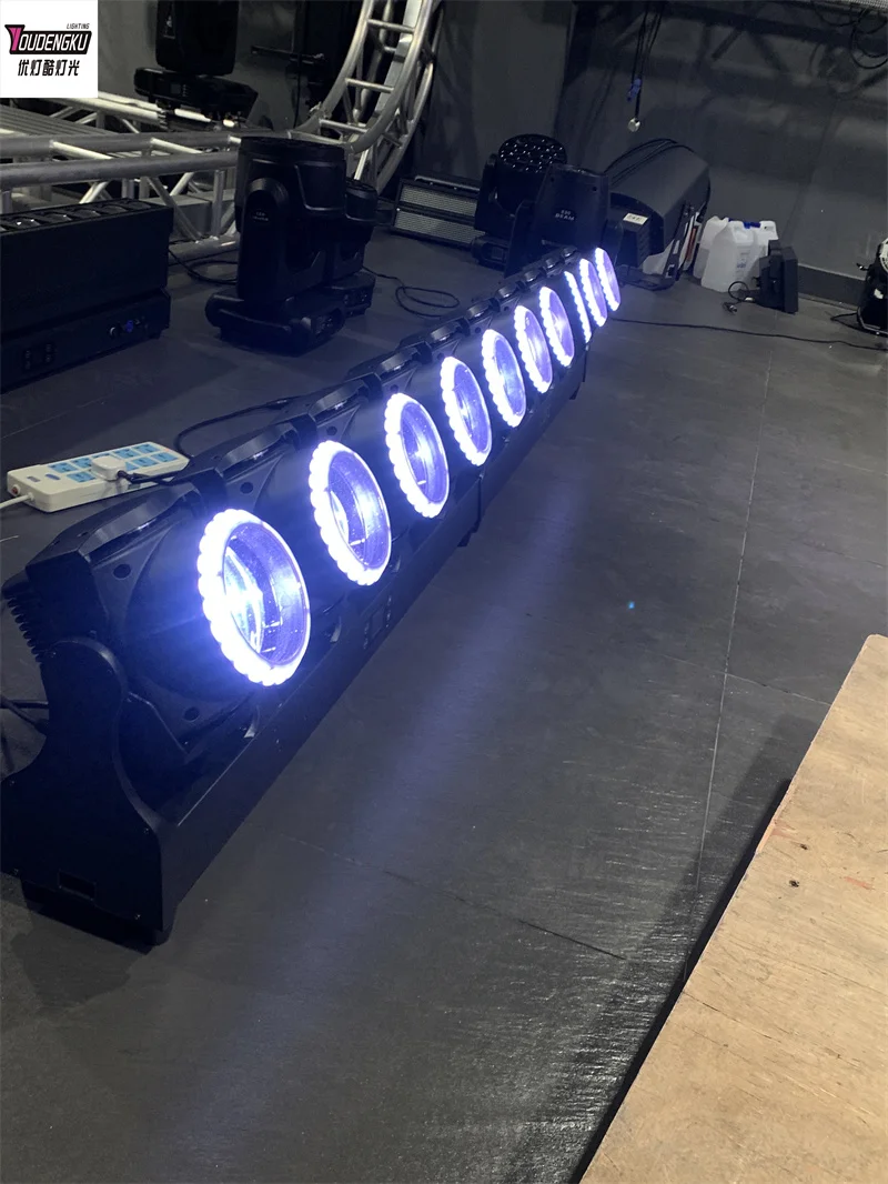 5x120W pro DJ Disco Event Stage Wash Lighting Beam Moving Head RGB LED Lights Ro