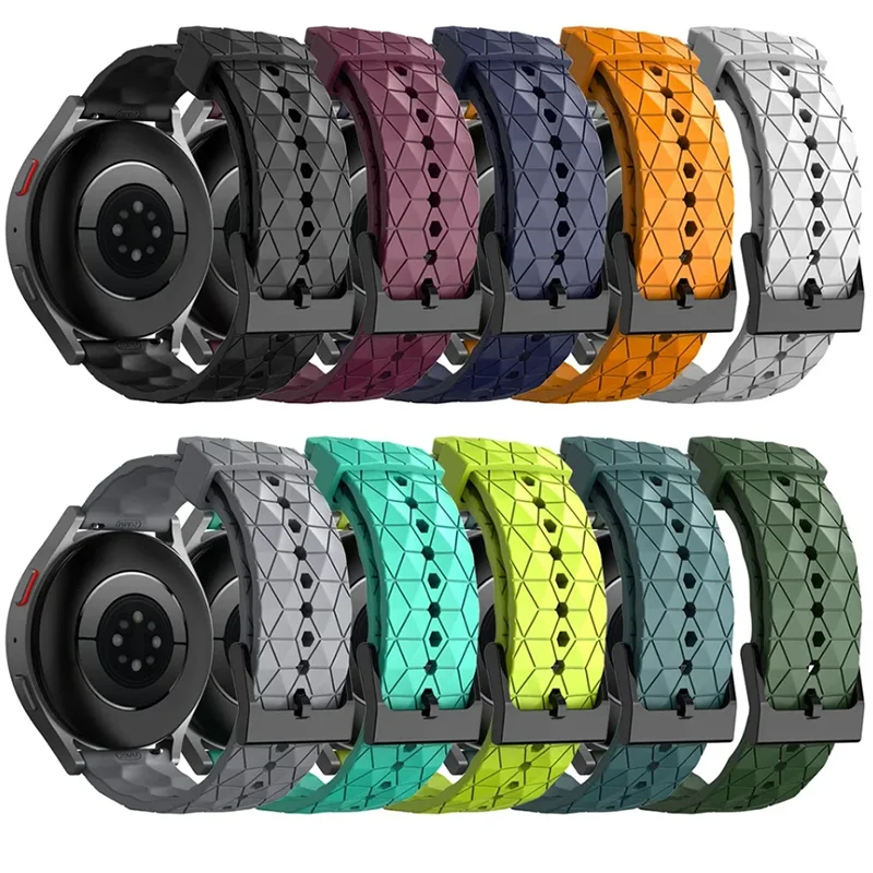 Silicone Sport Strap Band Replacement - 22mm/20mm Adjustable Bracelet