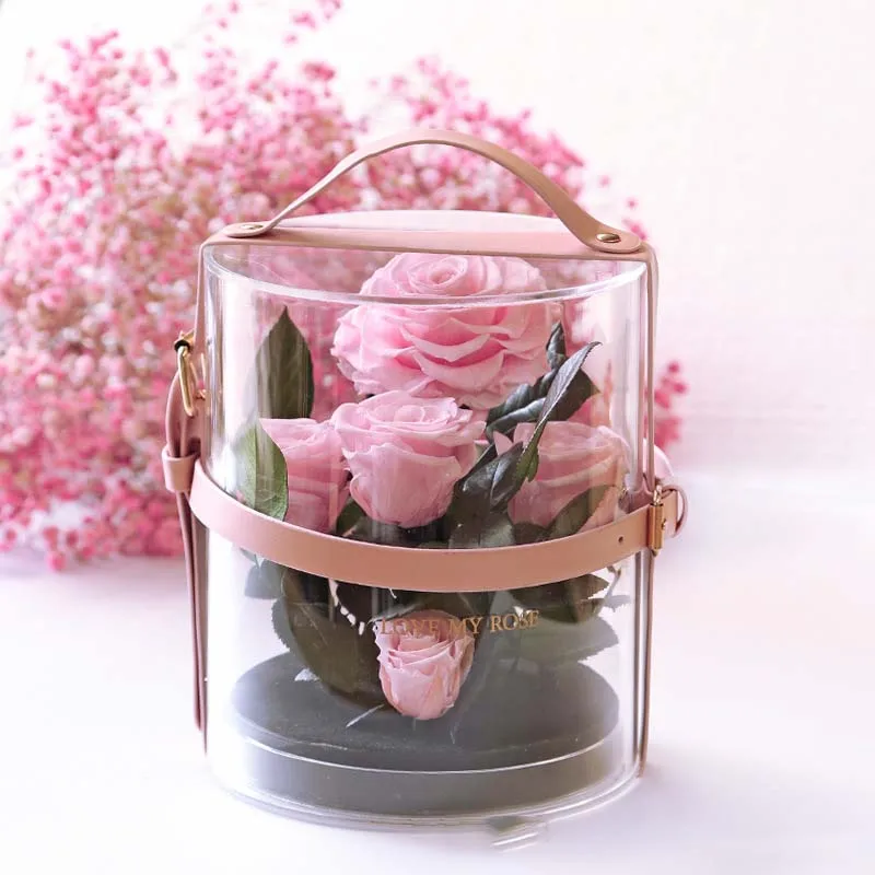 

Immortal Flowers Beauty and The Beast Eternal Rose Ornaments Decoration for Christmas Valentine's Day wedding New Year's Gift