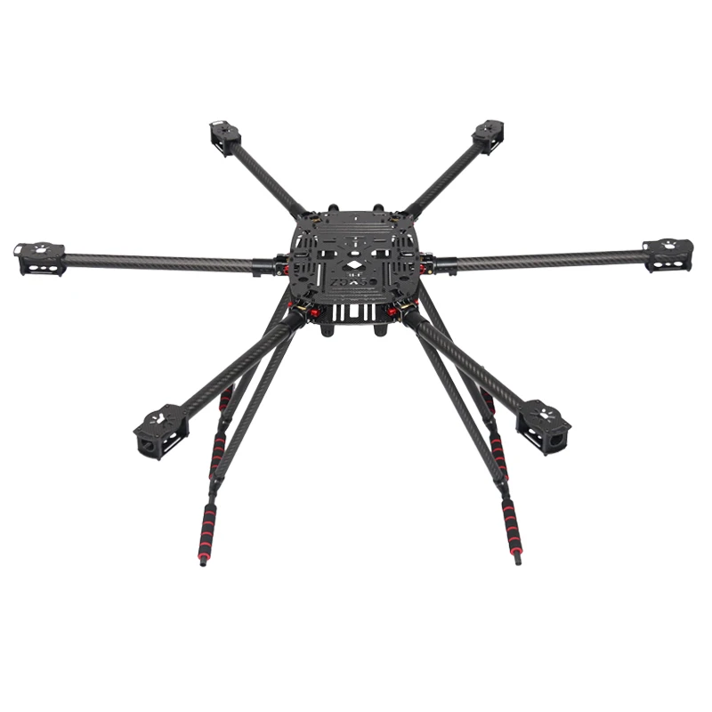 FPV ZD850 PRO Full Carbon Fiber ZD 850 Frame Kit with Unflodable Landing Gear Foldable Arm for FPV DIY Aircraft Hexacopter