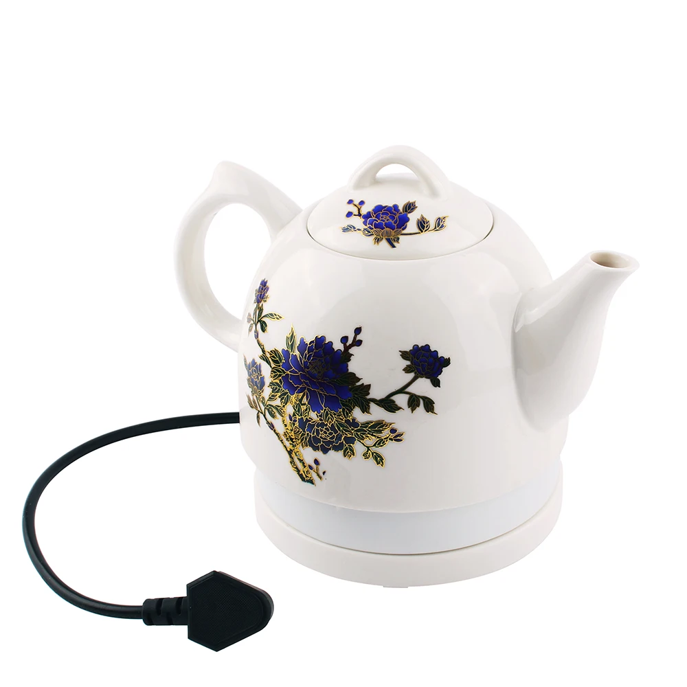 1.5L Electric Ceramic Kettle Water Boiler Water Heating Device Teapot Porcelain Kettle Automatic Power Off 220V Anti-dry burning 6