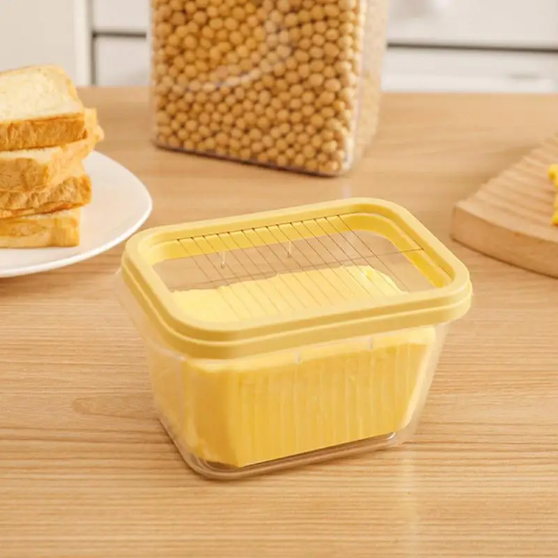 Butter Cutting Box Butter Cutter Refrigerator Crisper Container Storage  Seal With Lid Butter Splitting Box Kitchen Baking Tools - AliExpress