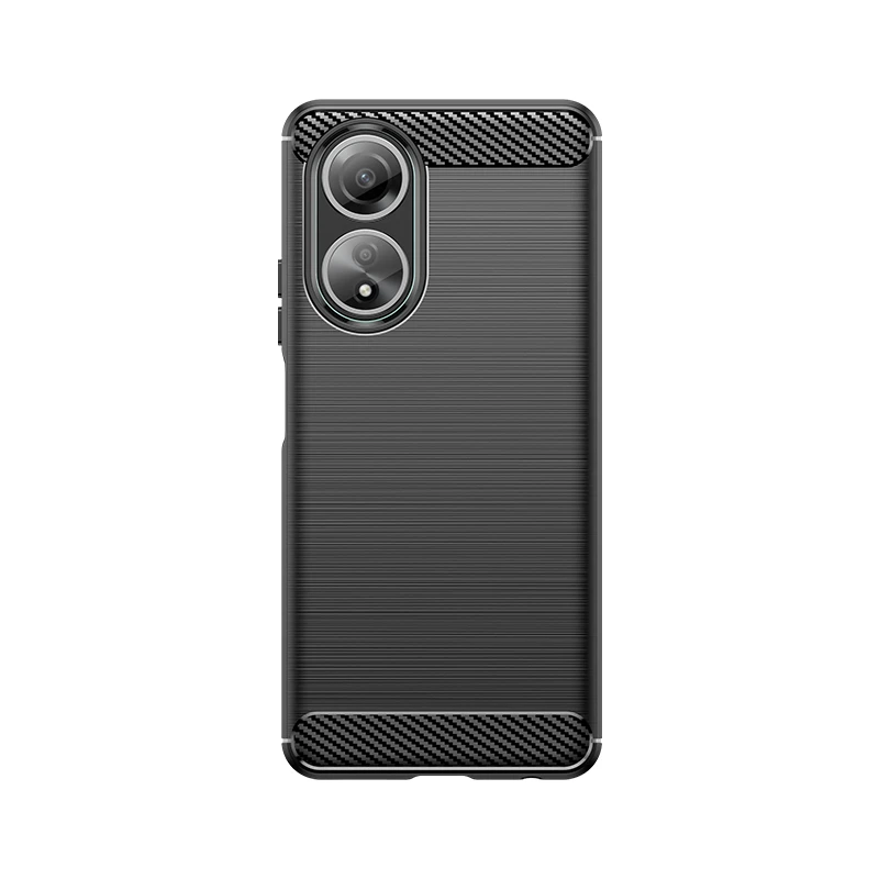 Enhanced Armor Shockproof Phone Case - Carbon Fiber Design, Soft TPU Bumper