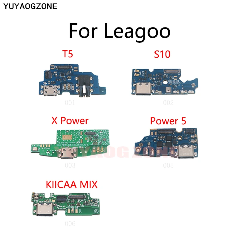 

USB Charging Dock Connector Port Socket Jack Plug Charge Board Flex Cable For Leagoo T5 S10 X Power 5 KIICAA MIX