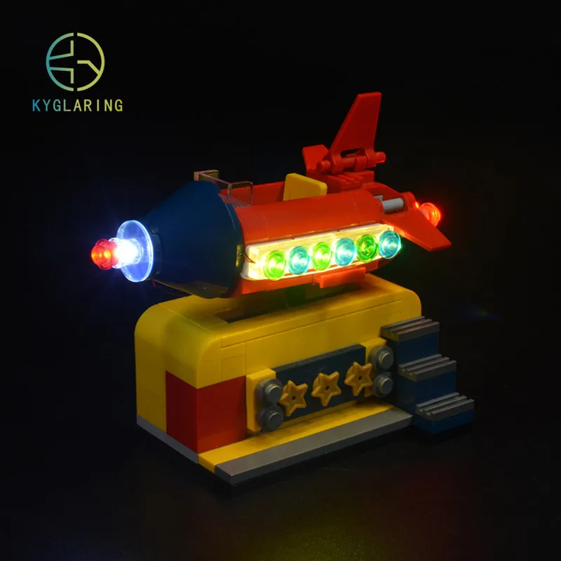 Kyglaring Set Di Illuminazione A Led Giocattoli Fai-Da-Te Per Idee 40335 Space Rocket Ride (Il Modello Non Incluso)