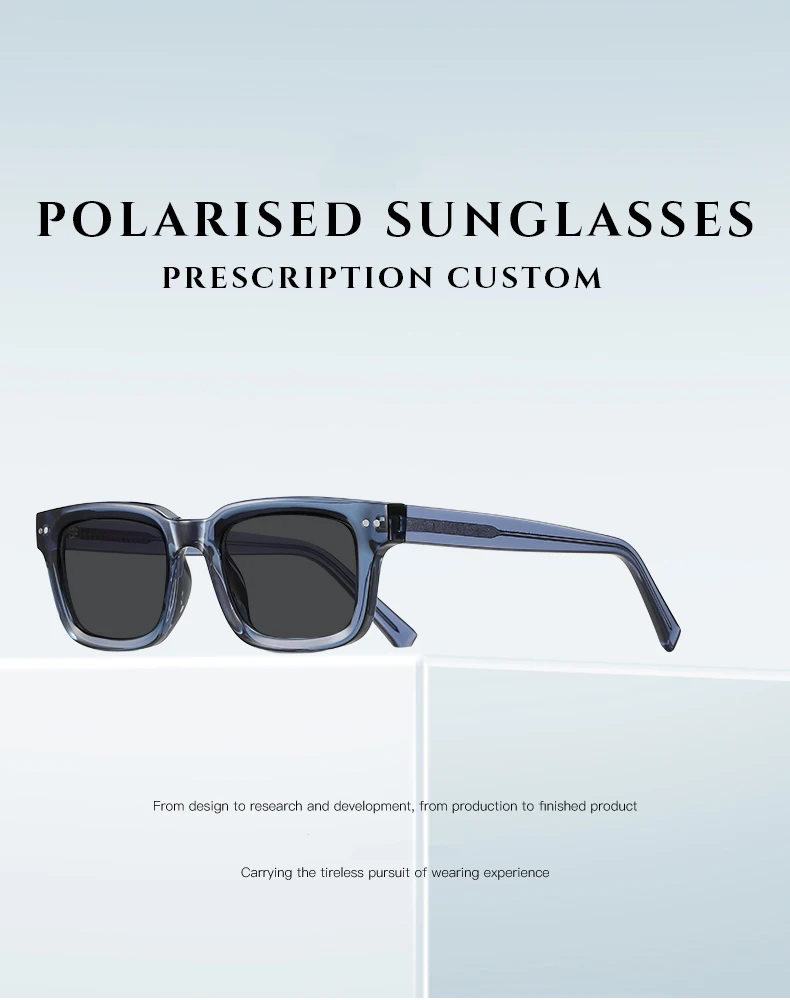 GENEVIEVE Classic Simple Design UV Protection Customizable Prescription Sunglasses Polarized Prescription Sunglasses 2189