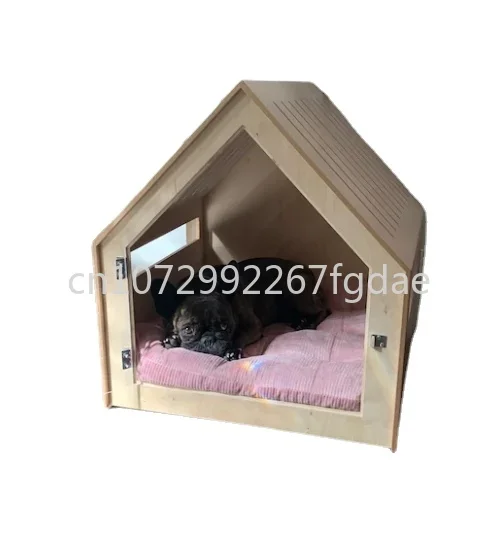 

Dog and Cat House with Acrylic Door Pet Accessories Indoor Dog House
