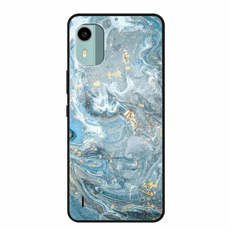 Marble Soft Silicone TPU Phone Back Cover Case - Stylish Protective Bumper