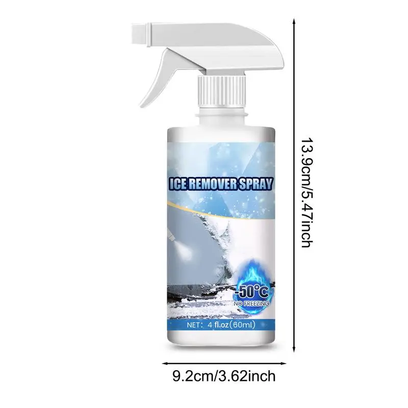 Snow Defroster Spray Car Multifunction Practical Save Time Very Effective Does Not Damage Vehicle Surface Damage Defrost Liquid