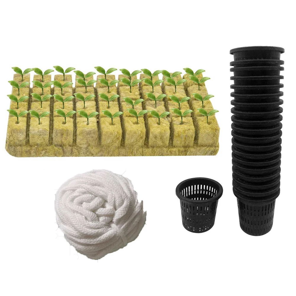

1 Set Hydroponic Soilless Mesh Net Basket Plant Flower Fruit Vegetable Grow Nursery Pot Garden Hydroponic Aquaponic Growing