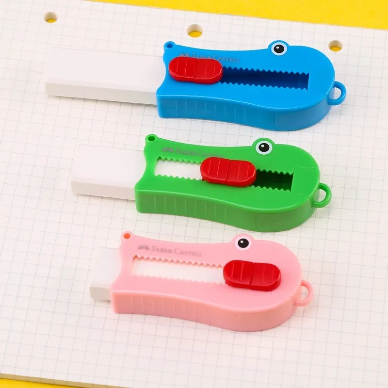 Faber-Castell Kawaii Design Push-pull Erasers Student Correction Tool Kids School Supplies Gift Creative Stationery 2