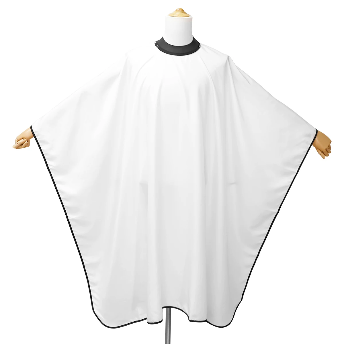 Haircut Cape Hairdressing Cape Silicone Neckline Haircut Cloth Hidden Buckle Waterproof Barber Cape Hairdressing Coat Hairdress Gown Barbershop Accessory Tools