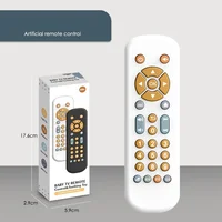 Infant Simulation TV Remote Control Toys with Music and Light Musical Baby Toy Sensory Remote Kid Baby Toys for 1 2 3 Year Old 2