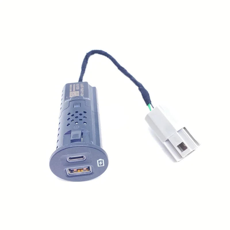 포드 포커스 ESCAPE SE F-150 익스플로러 엣지 브롱코 LED C타입 + USB 듀얼 미디어 허브 박스 모듈, LED USB 충전기 LU5T-19J211-DA OEM
