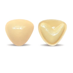 Enhanced Push-Up Sticky Bra Inserts for Swimsuits and Bikinis (Beige)